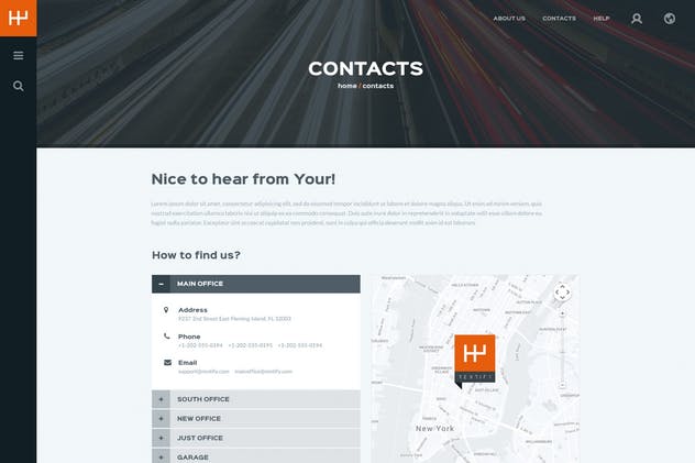 汽车租赁和预订网站设计PSD模板 Rentify – Car Rental & Booking PSD Template插图(10)