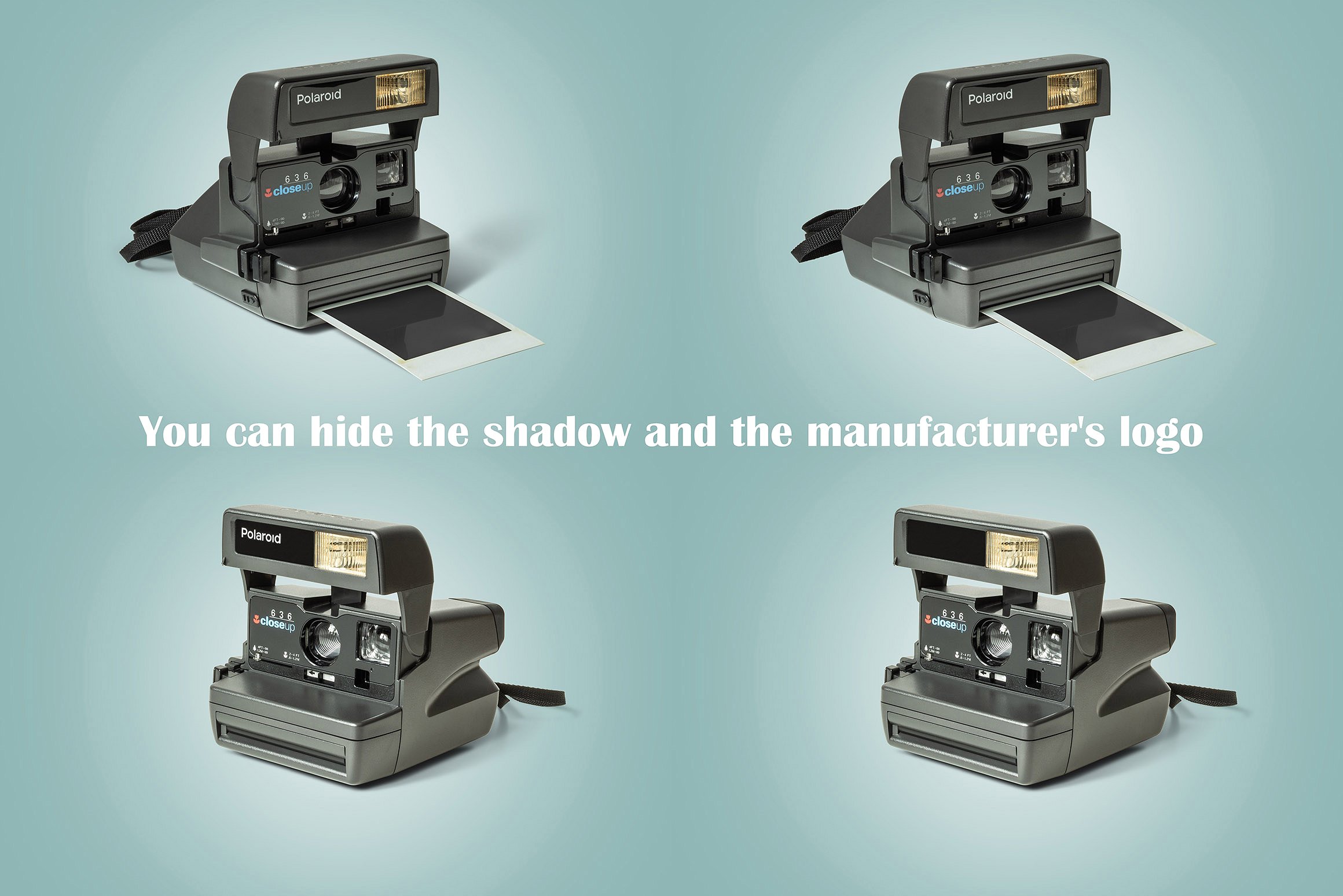 宝丽来相机样机 Polaroid Mockup插图(4)