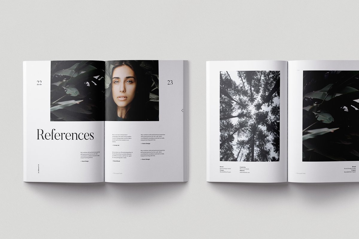 Mod时尚摄影作品图册设计模板插图(8)