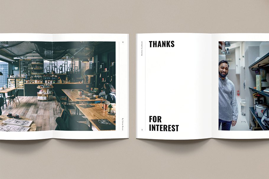 极简创意美食菜单食谱宣传册设计模板插图(8)