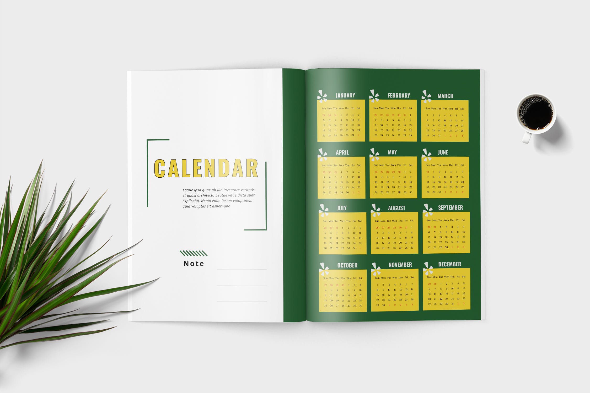 极简主义Workbook创意设计模板v3 WeNeed – Minimalist Workbook Template插图(2)