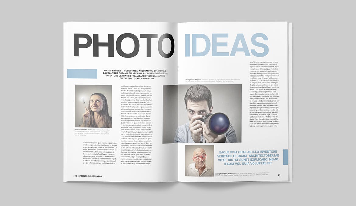 多用途素材库精选杂志版式设计InDesign模板 Magazine Template插图(10)