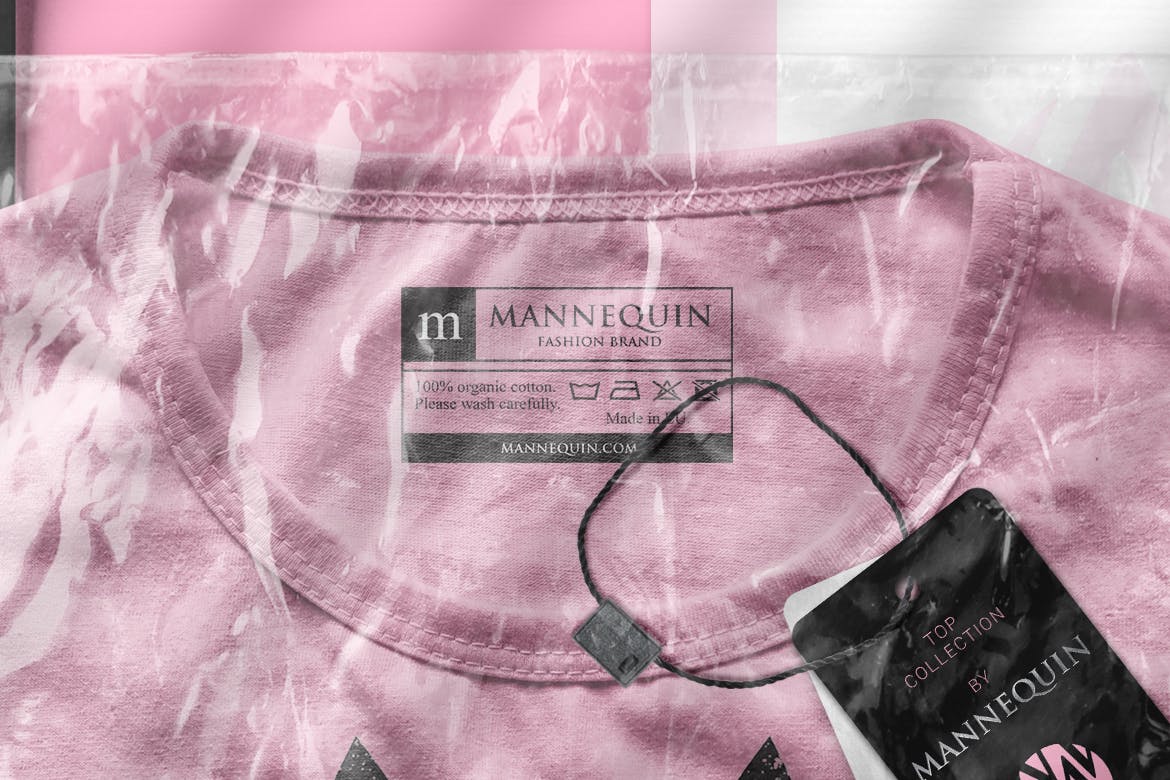 品牌T恤Logo设计效果图预览样机素材库精选 Packaged T-Shirt Scene  Mockup插图(4)