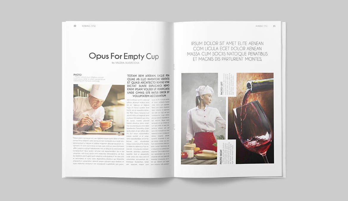 一套专业干净设计风格InDesign素材库精选杂志模板 Magazine Template插图(11)