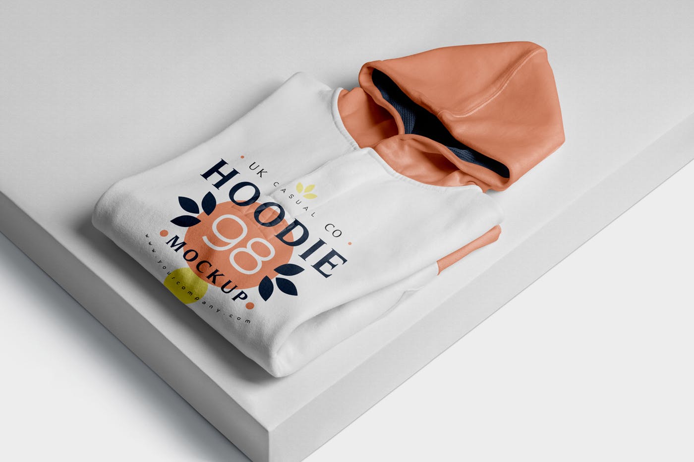 连帽衫卫衣印花设计多角度预览样机 6 Hoodie Mockup插图(5)