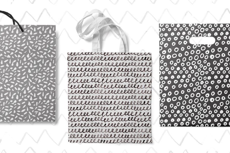 30款简约无缝图案纹理 30 Simple Seamless Patterns插图(4)