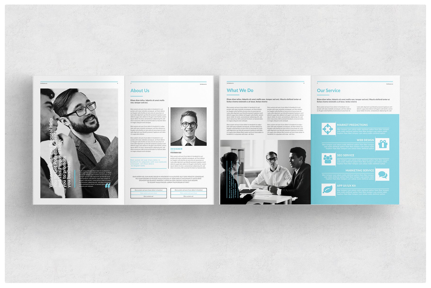 科技创业公司企宣画册模板 Proposal插图(2)