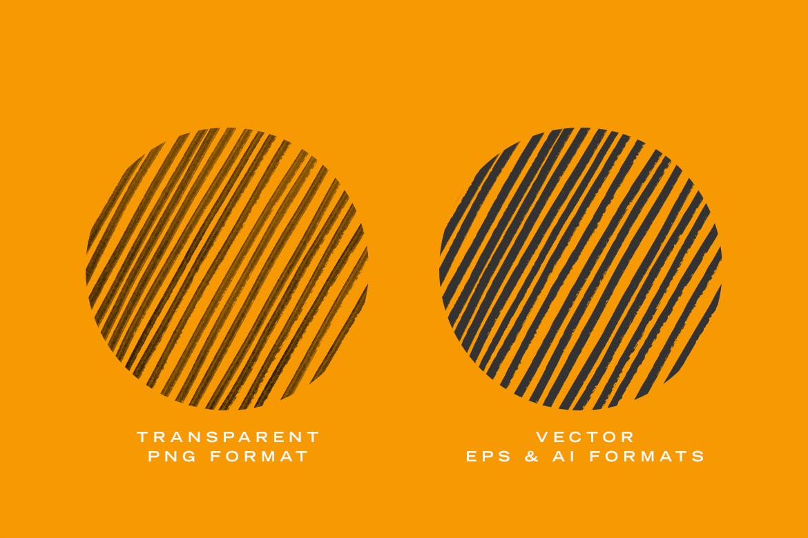 扁头马克笔手绘线条肌理纹理素材库精选背景 Marker Textures插图(2)