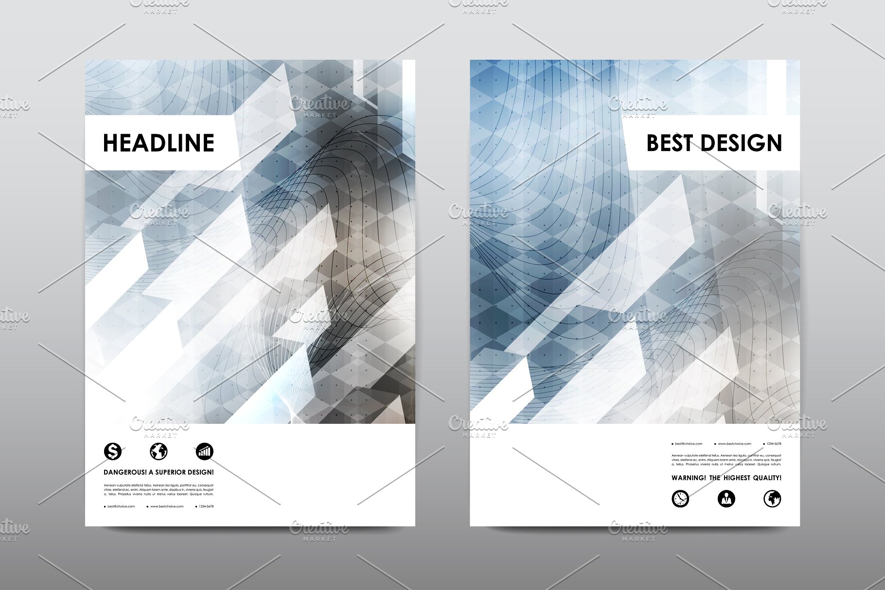 50+企业商业主题宣传小册子模板合集 50+ Business Brochures Bundle插图(27)