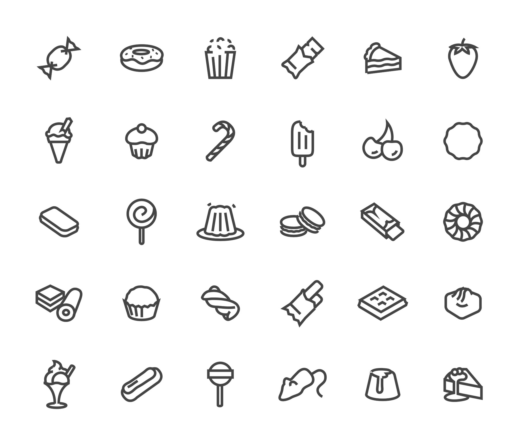 Sweet Treats Icons