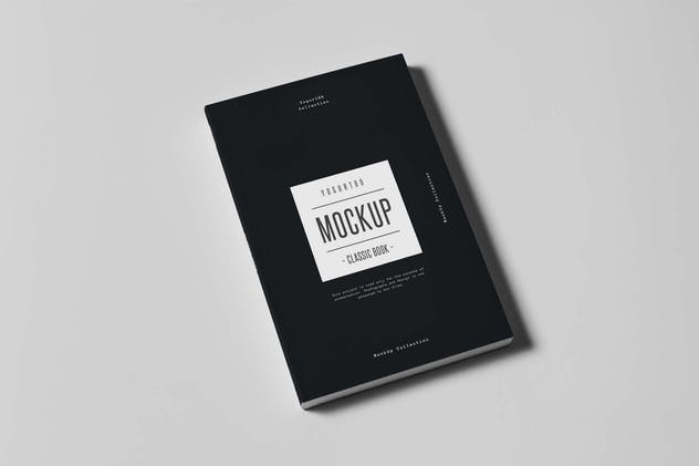 经典书籍样机模板 Classic Book Mock-up插图(1)