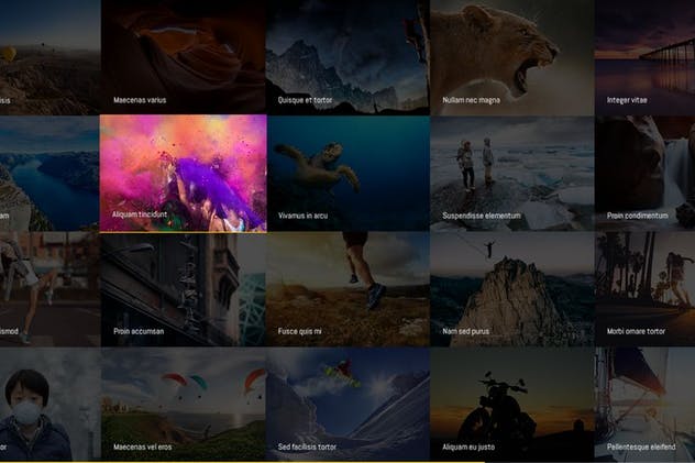 摄影作品展示页面PSD模板 Sepia Photo PSD Template插图(13)