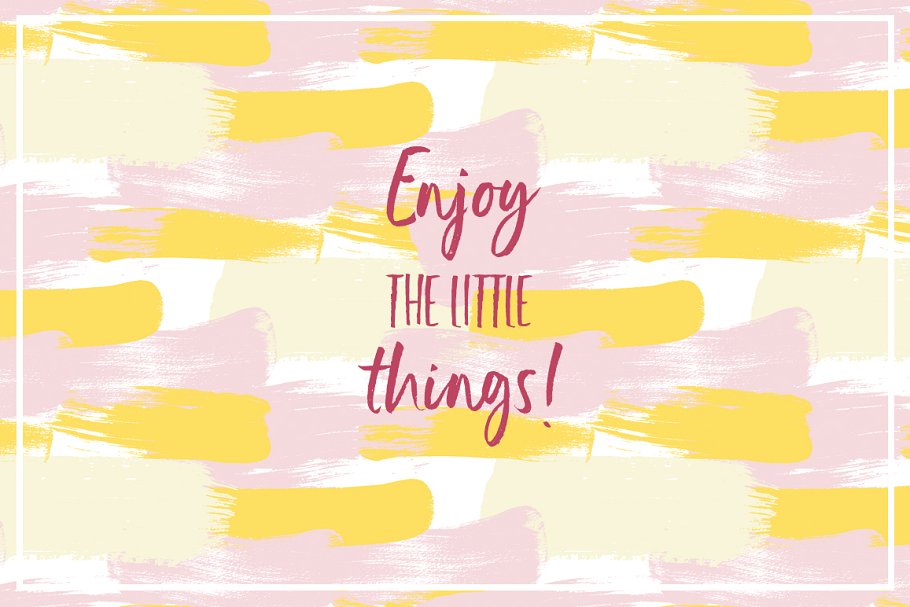 笔刷色彩飞溅纹理合集 Brushed Color Splash Patterns插图(6)