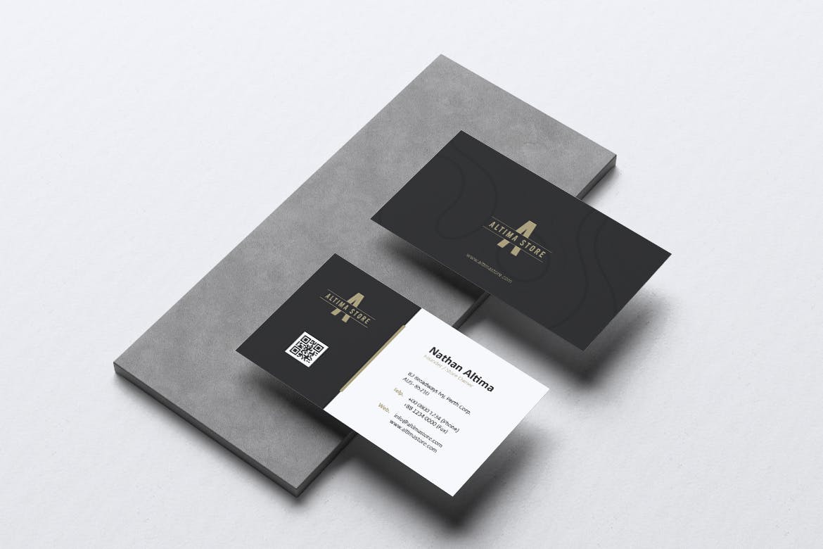 时装店推广传单＆素材库精选名片模板 ALTIMA Fashion Store Flyer & Business Card插图(2)