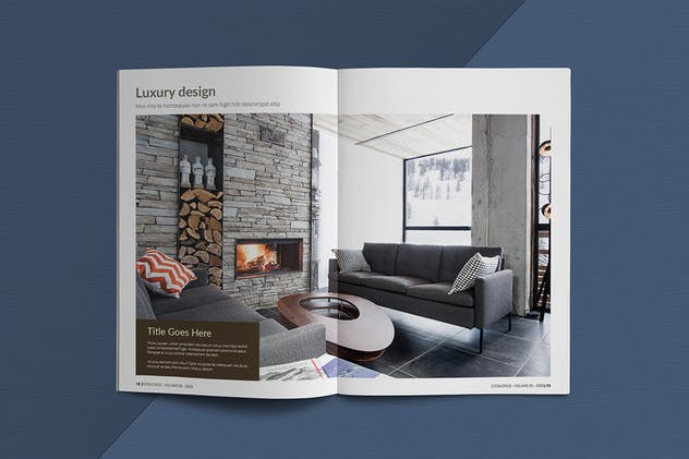 企业内宣产品目录设计INDD模板 Interior Catalogue Template插图(12)