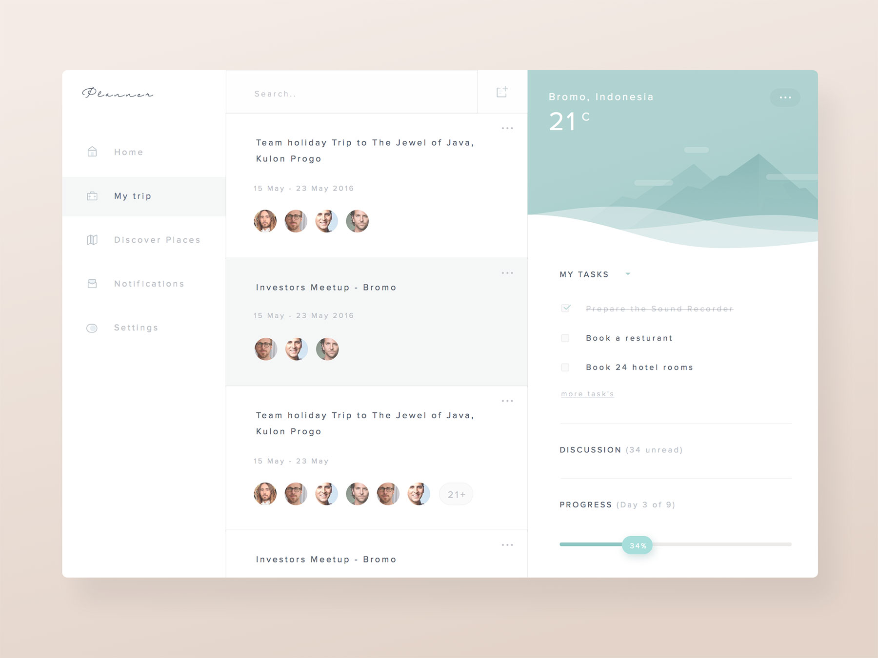 Planner 仪表板概念设计