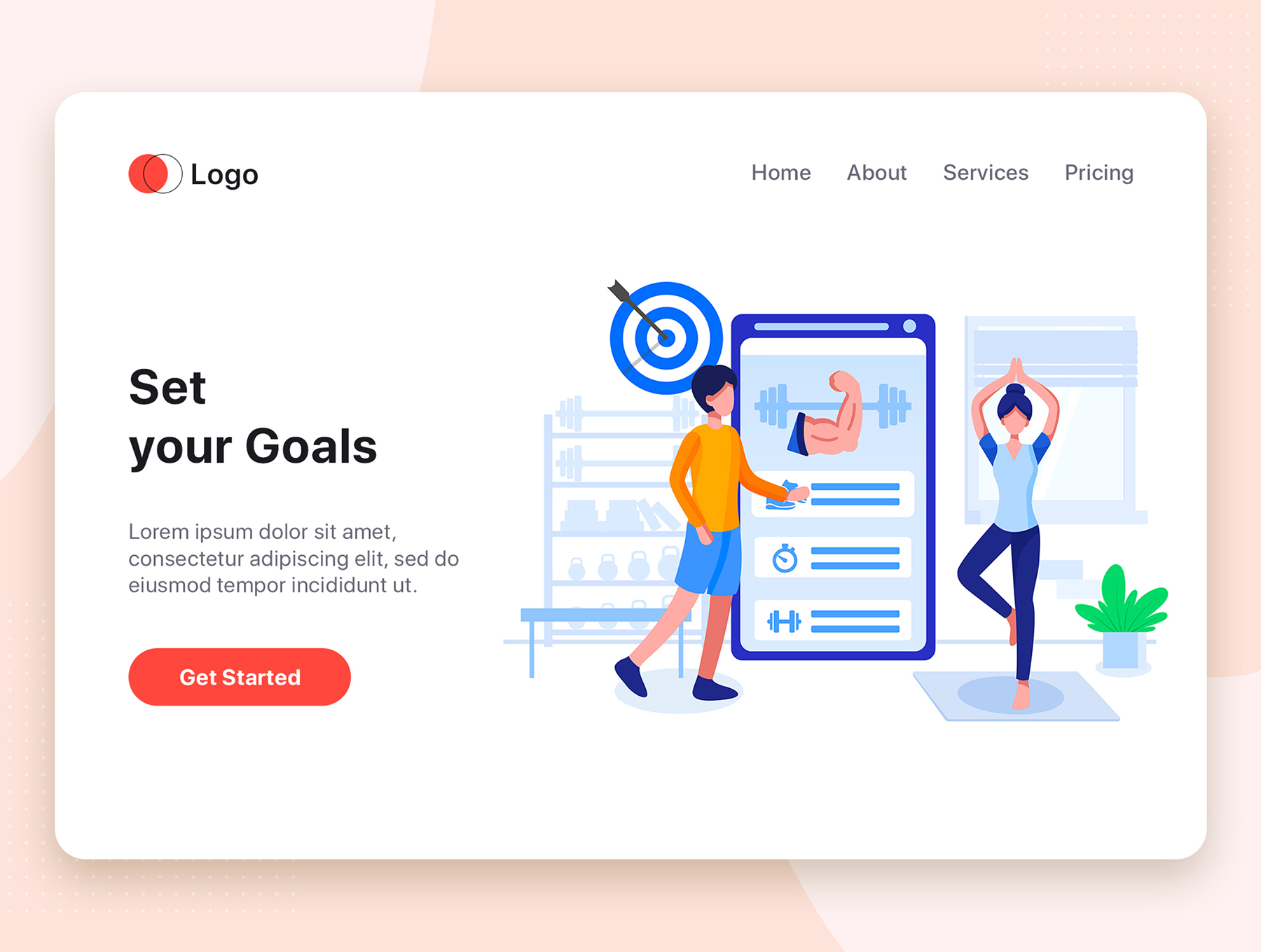 素材库下午茶：10个不同场景的Web矢量插画集插图(8)