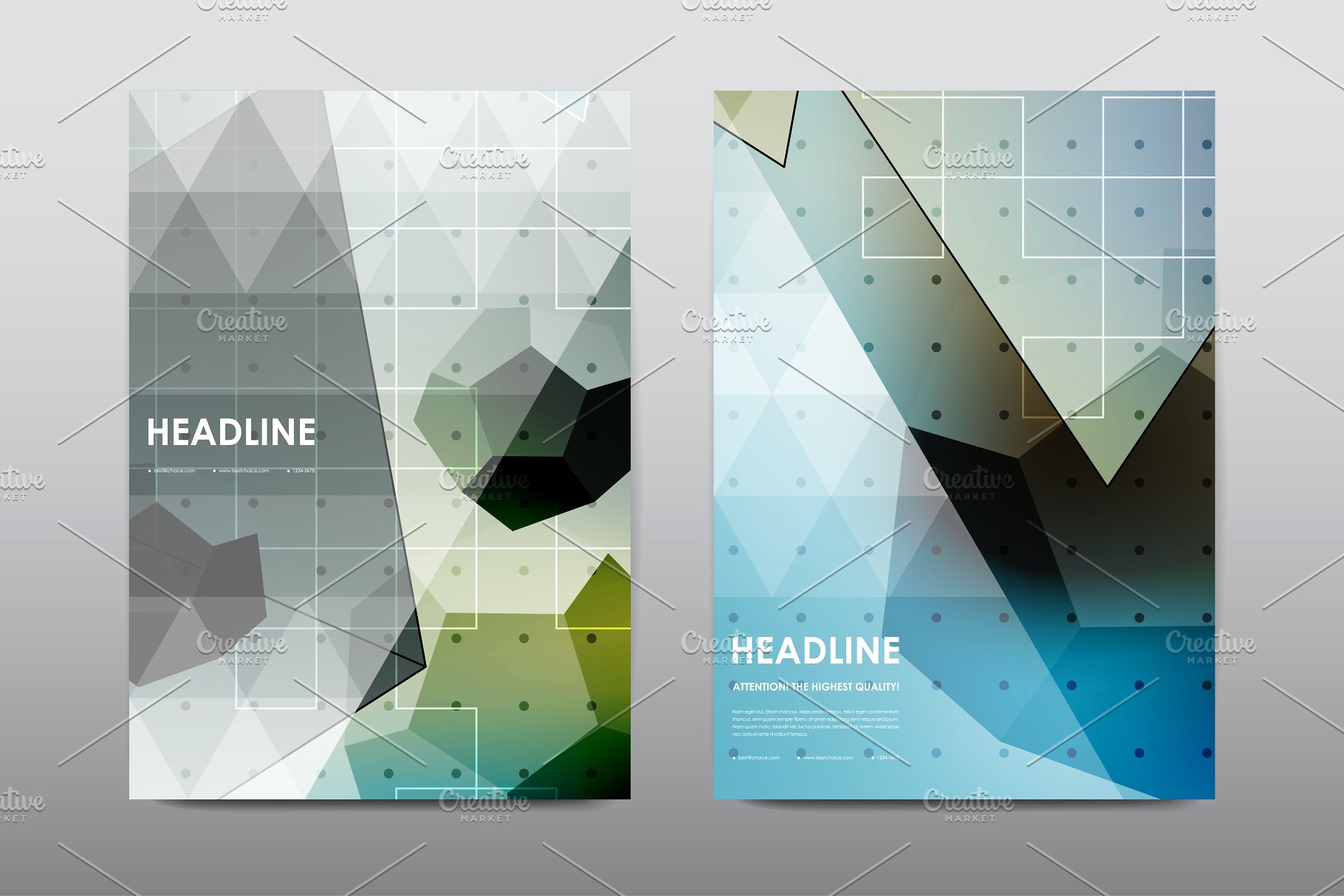 极力推荐：50+企业商业介绍宣传小册子模板 50+ Business Brochures Bundle插图(39)