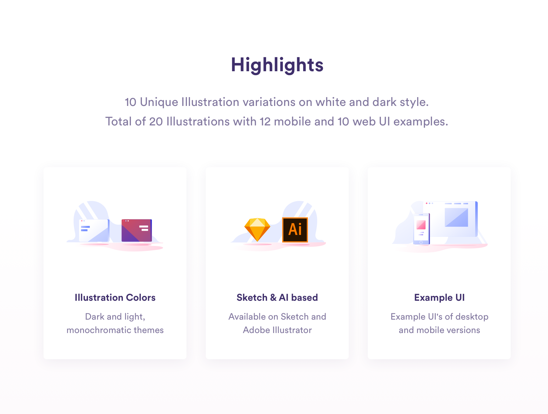 素材库下午茶：电商互联网概念手绘插画素材下载[Ai,Sketch]插图(1)