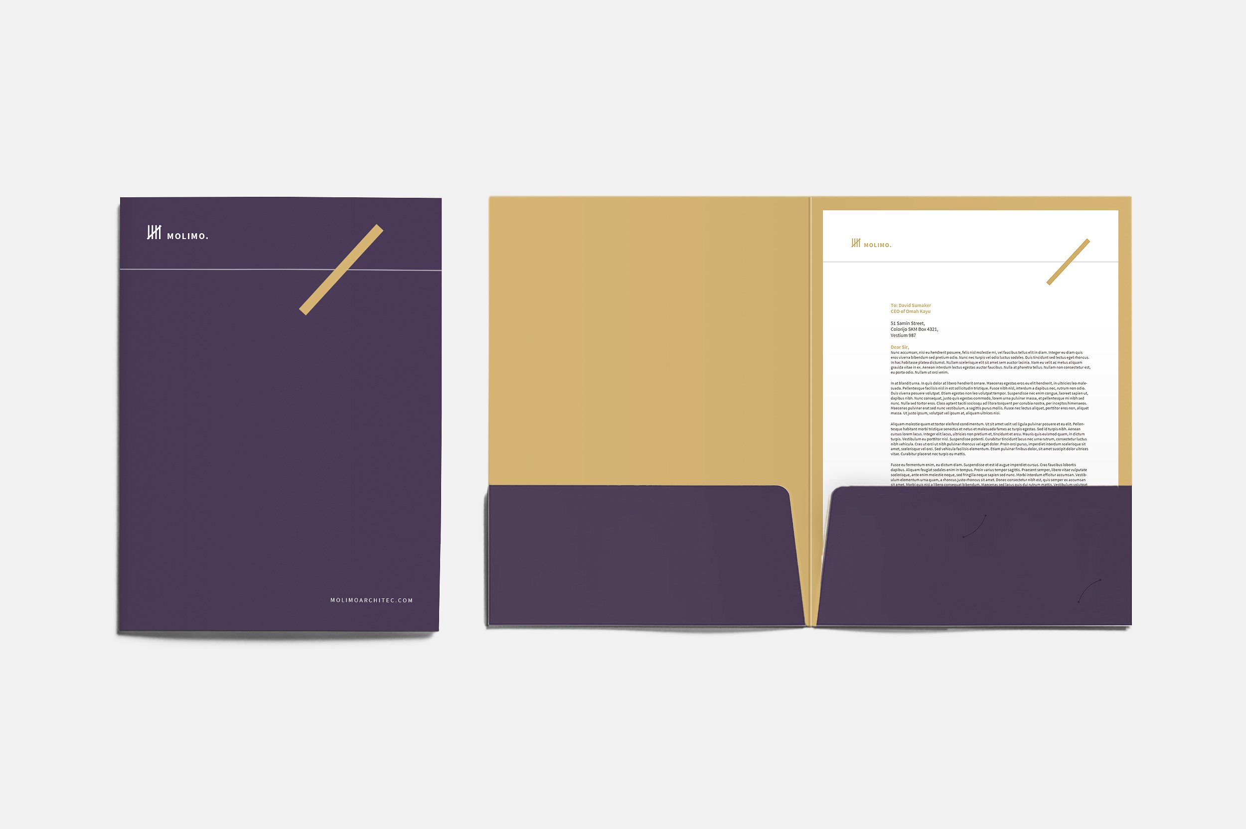 现代专业极简的建筑企业形象VI设计模板 Architecture Corporate Identity [indd]插图(4)