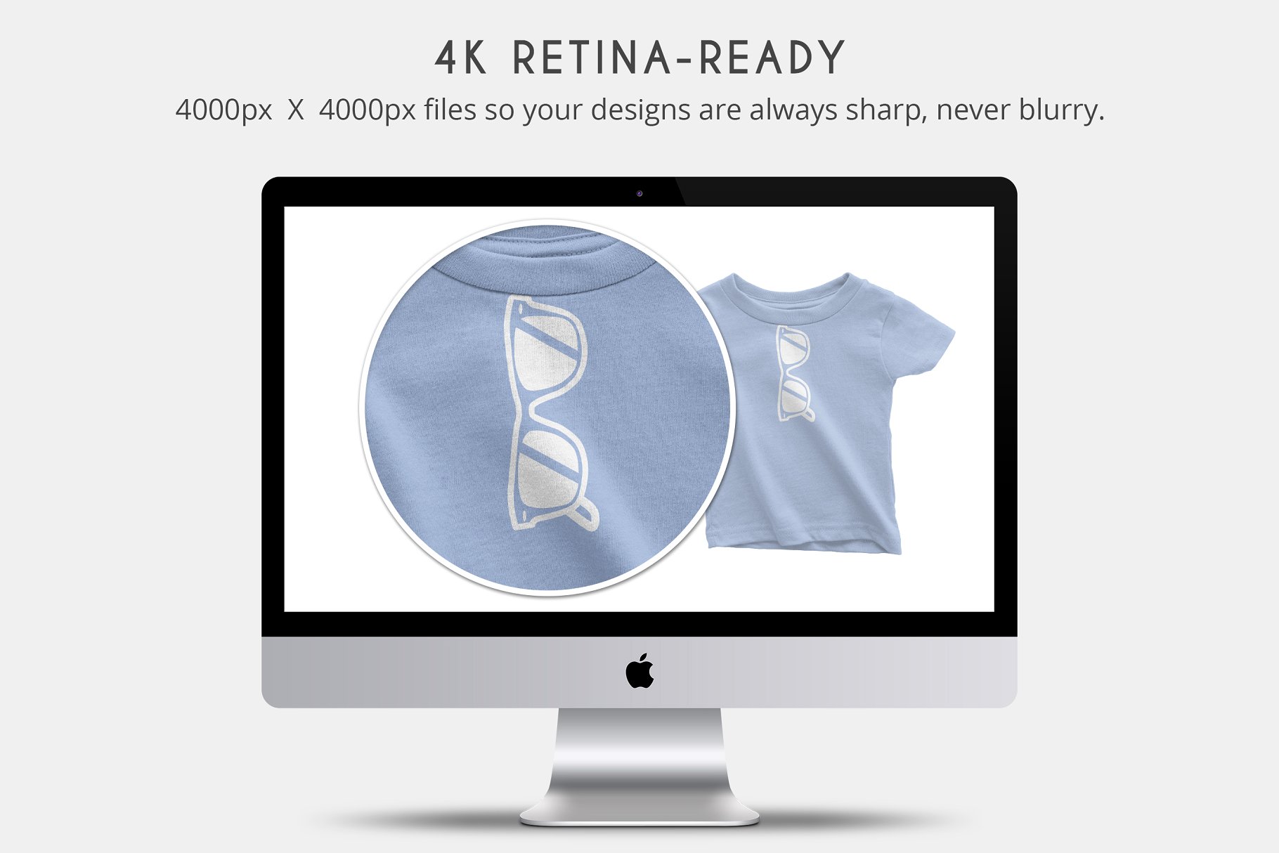 婴儿T恤服装样机 Infant T-Shirt Mockups插图(3)