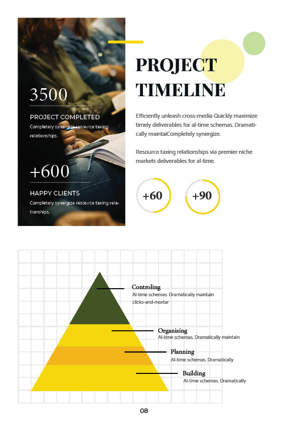 时尚简约多用途的公司业务手册画册楼书杂志设计模板（indd）插图(10)