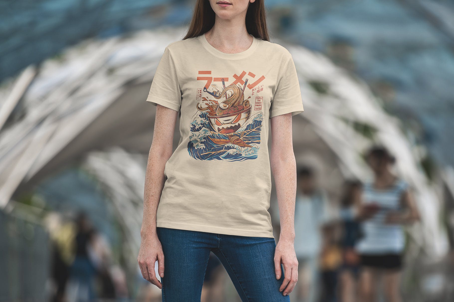 城市系列-印花T恤产品展示样机素材库精选模板v8 T-Shirt Mockup Urban Edition Vol. 8插图(1)