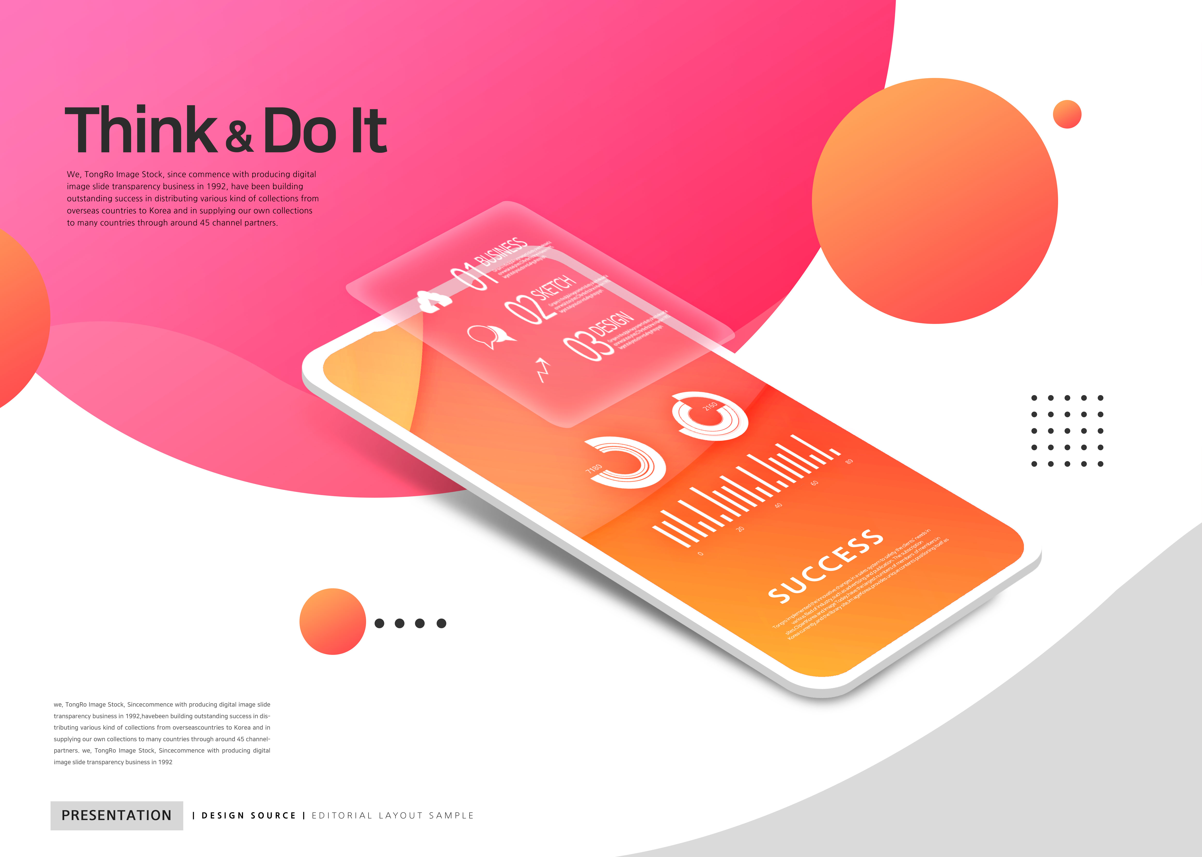 商业主题数据展示/工作计划演示海报模板套装[PSD]插图(1)