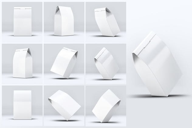 食品包装纸盒样机设计模板 Carton Box Pack Mock-Up插图(2)