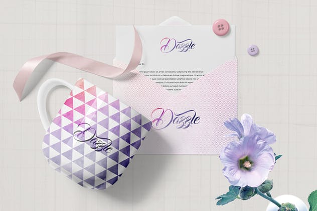 高级办公文具场景品牌VI设计展示样机 Premium Stationery Mockup Scenes插图(2)