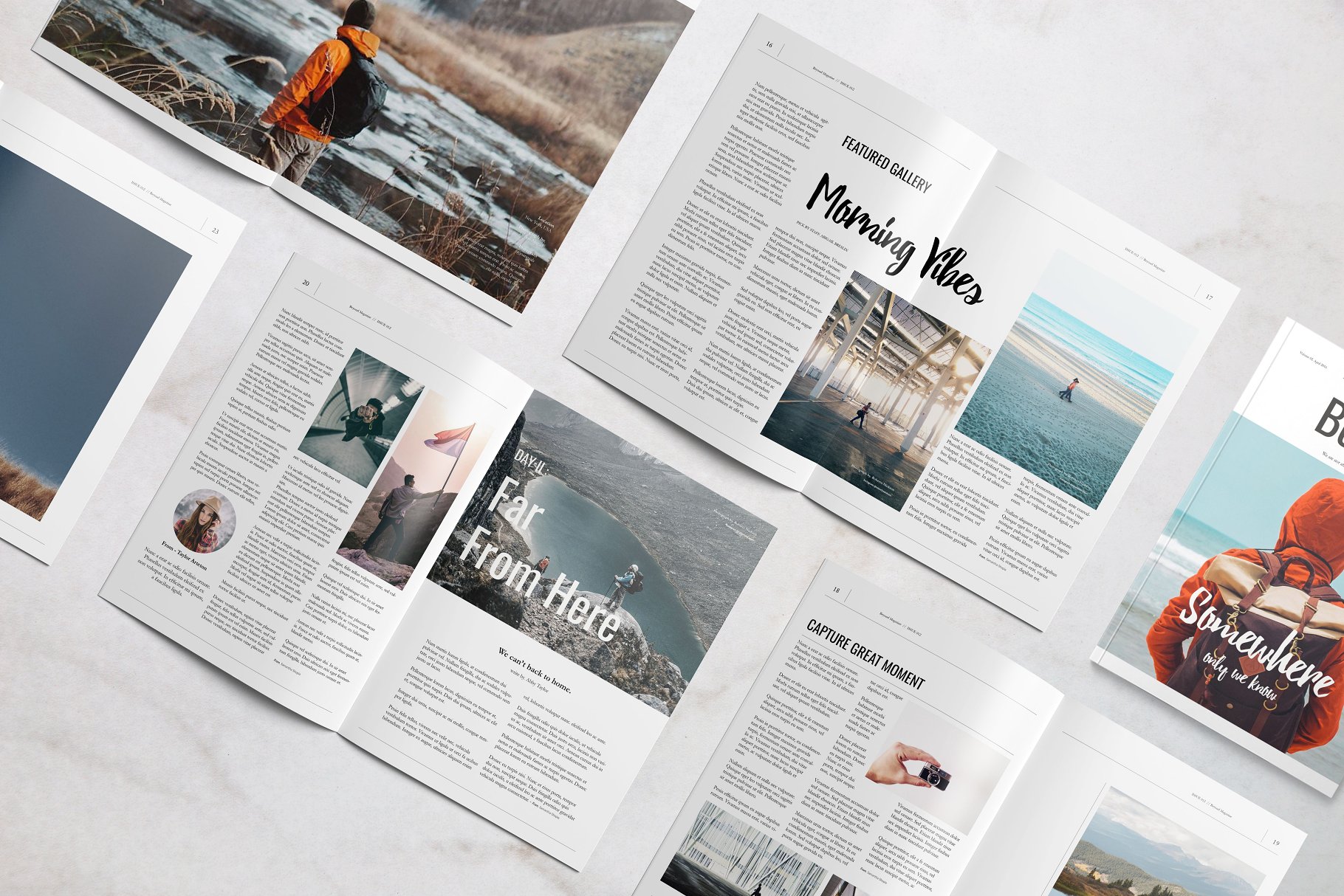 旅行摄影社交主题杂志模板 Beyond Magazine插图(5)