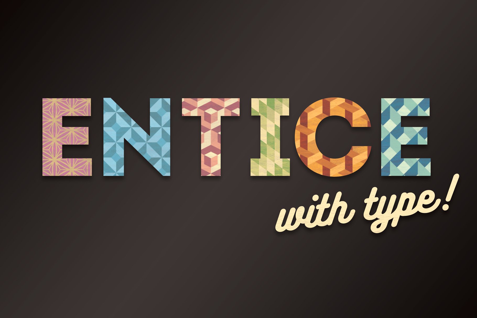 几何图形镶嵌图案纹理 Geometric Marquetry Patterns插图