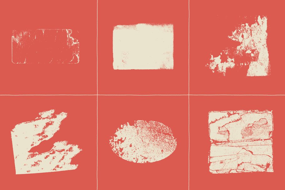 撕裂贴纸纸张形状纹理 Torn Sticker Shape Textures插图(2)