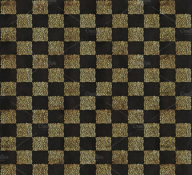 帝王几何金箔图案背景  Regal Geometric Gold Foil Patterns插图(2)