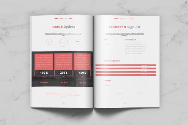 商业项目计划书/提案设计模板 Project Proposal插图(4)