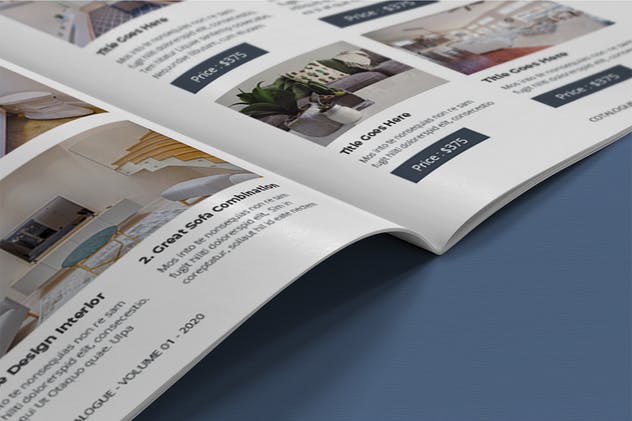 A5尺寸产品目录设计模板 A5 Interior Catalogue Template插图(5)