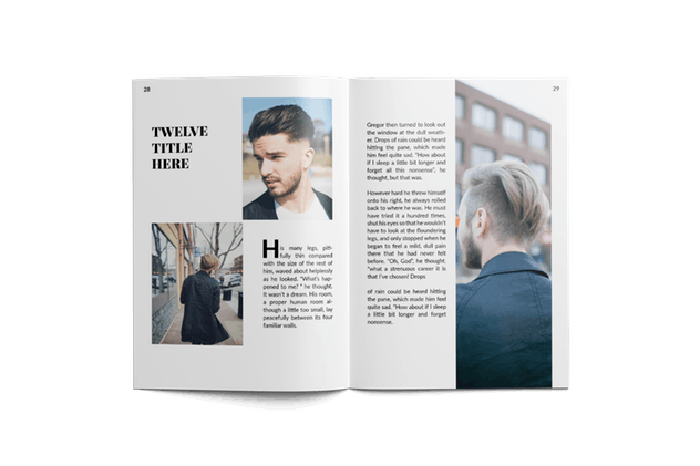 时尚高端多用途的杂志画册设计模板 Blanc Magazine插图(14)