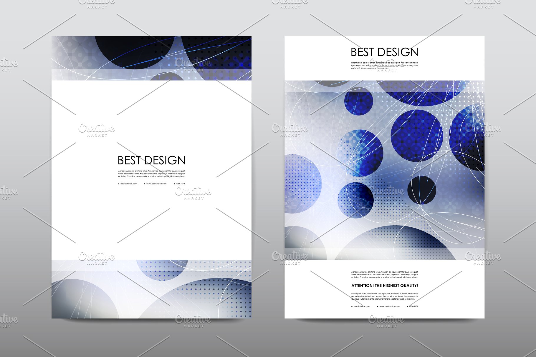 50+企业画册模板合集 50+ Business Brochures Bundle插图(48)