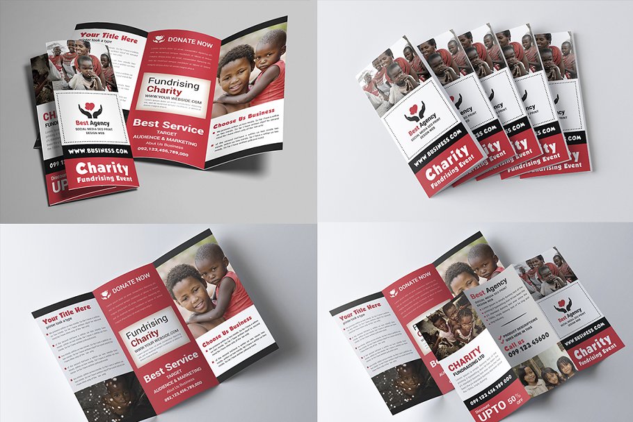 超级三折小册子模板合集 Trifold Brochure Big Bundle插图(15)