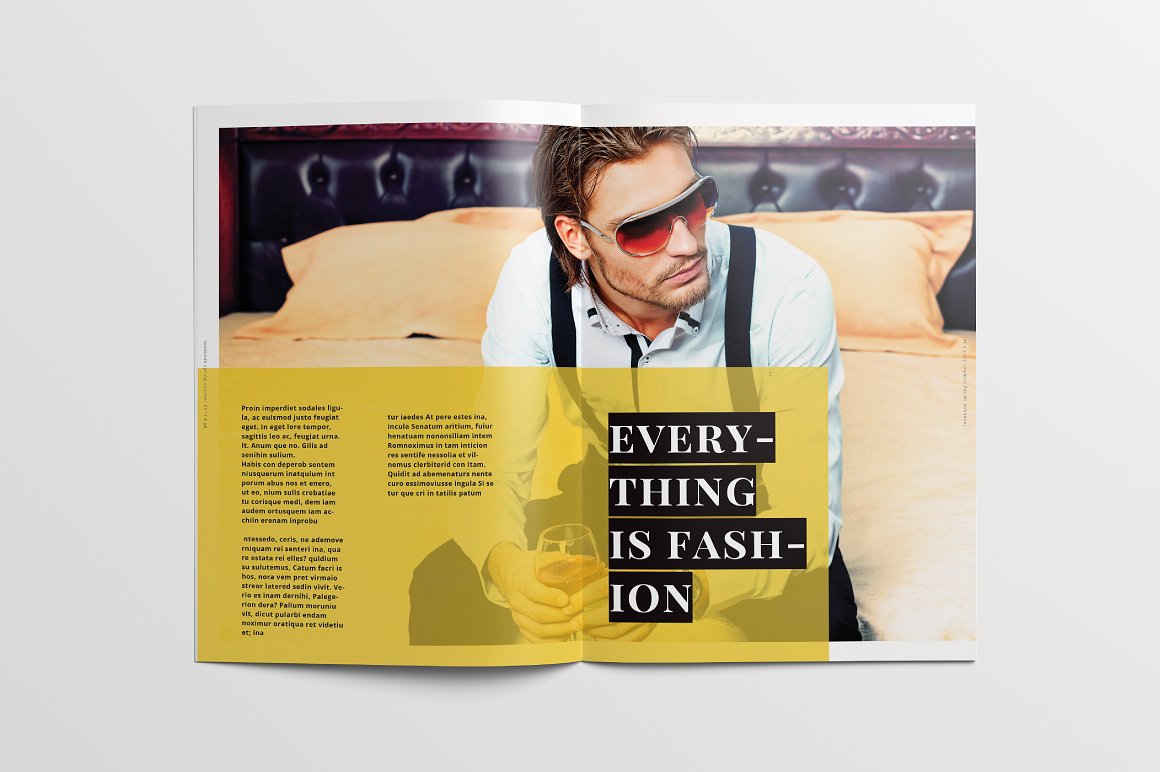 时尚极简的代言人简介杂志模板下载[indd]插图(14)