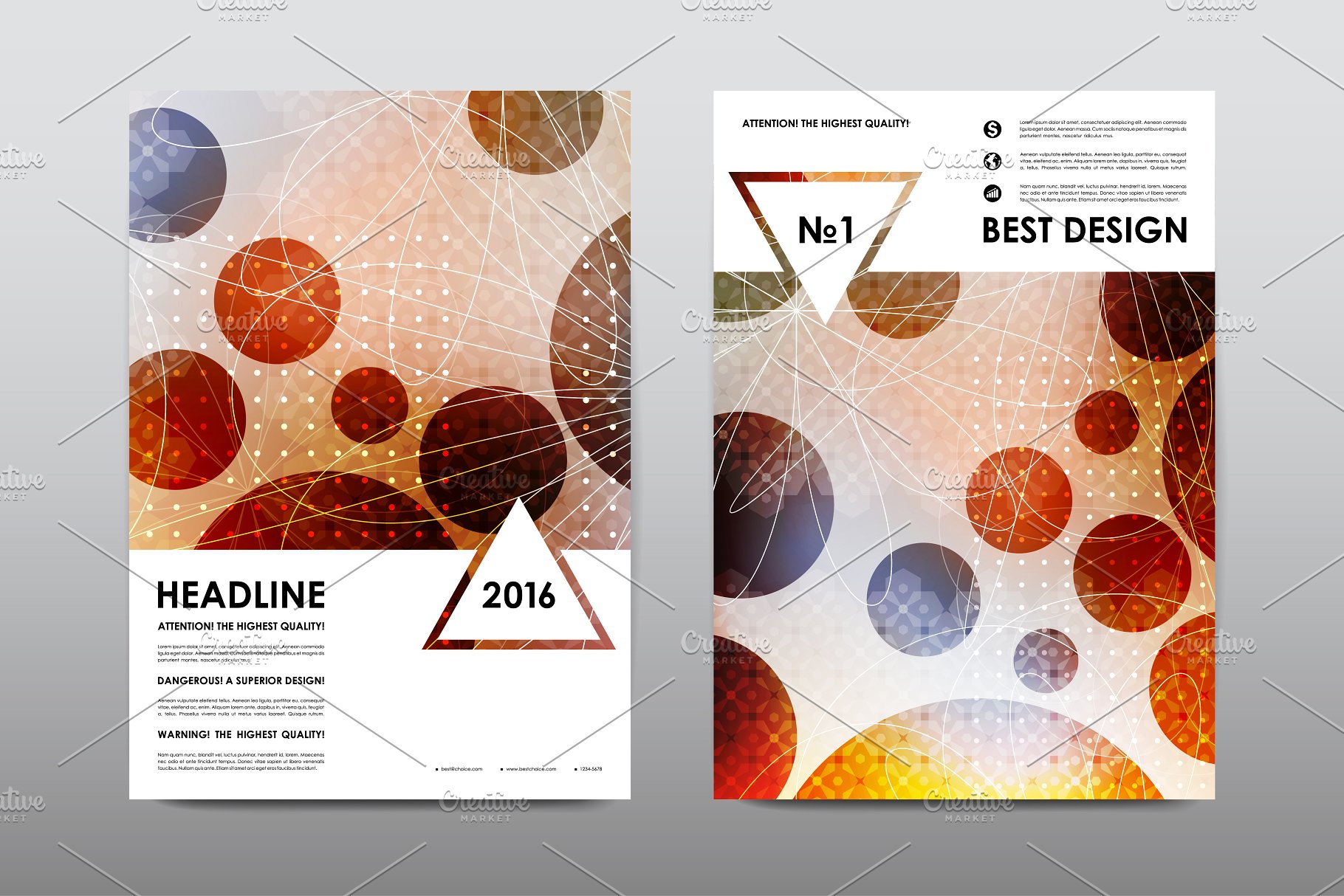 50+企业画册模板合集 50+ Business Brochures Bundle插图(53)