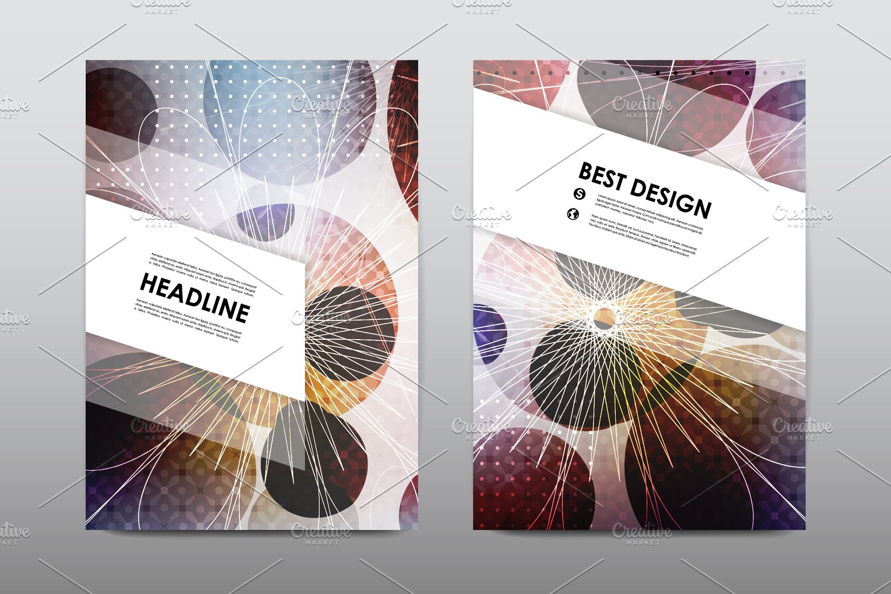 50+企业画册模板合集 50+ Business Brochures Bundle插图(40)