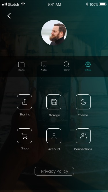多用途的拍照摄影图库APP UI KITS（PSD&SKETCH）插图(2)