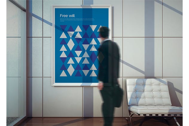 博物馆展厅室内画廊样机模型1 Gallery Mockup 1插图(2)