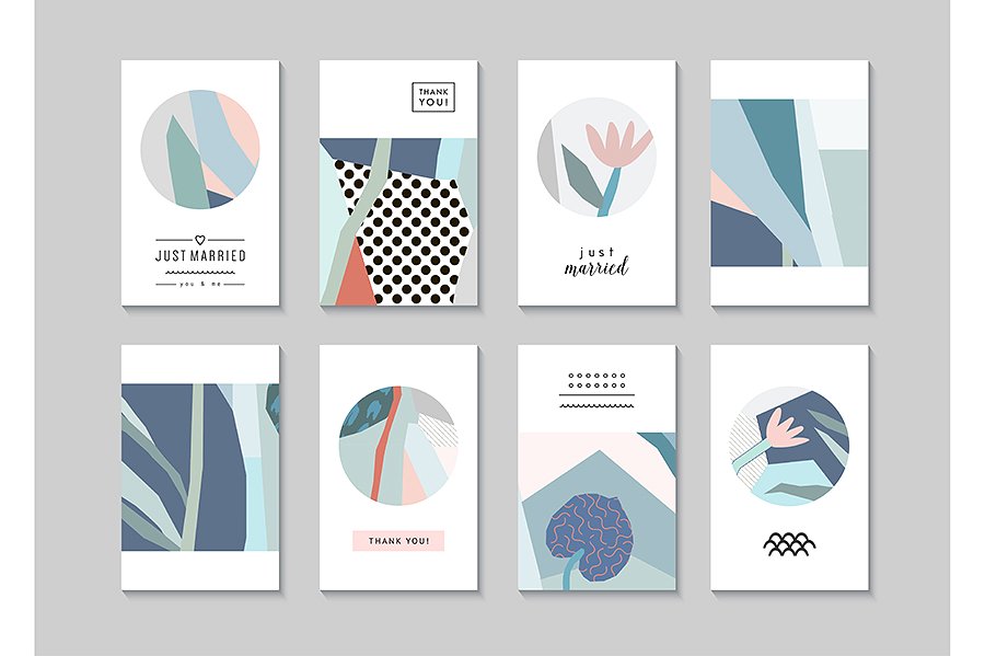 绿色带有花卉图型的图案包 IN GREEN graphic pack插图(4)