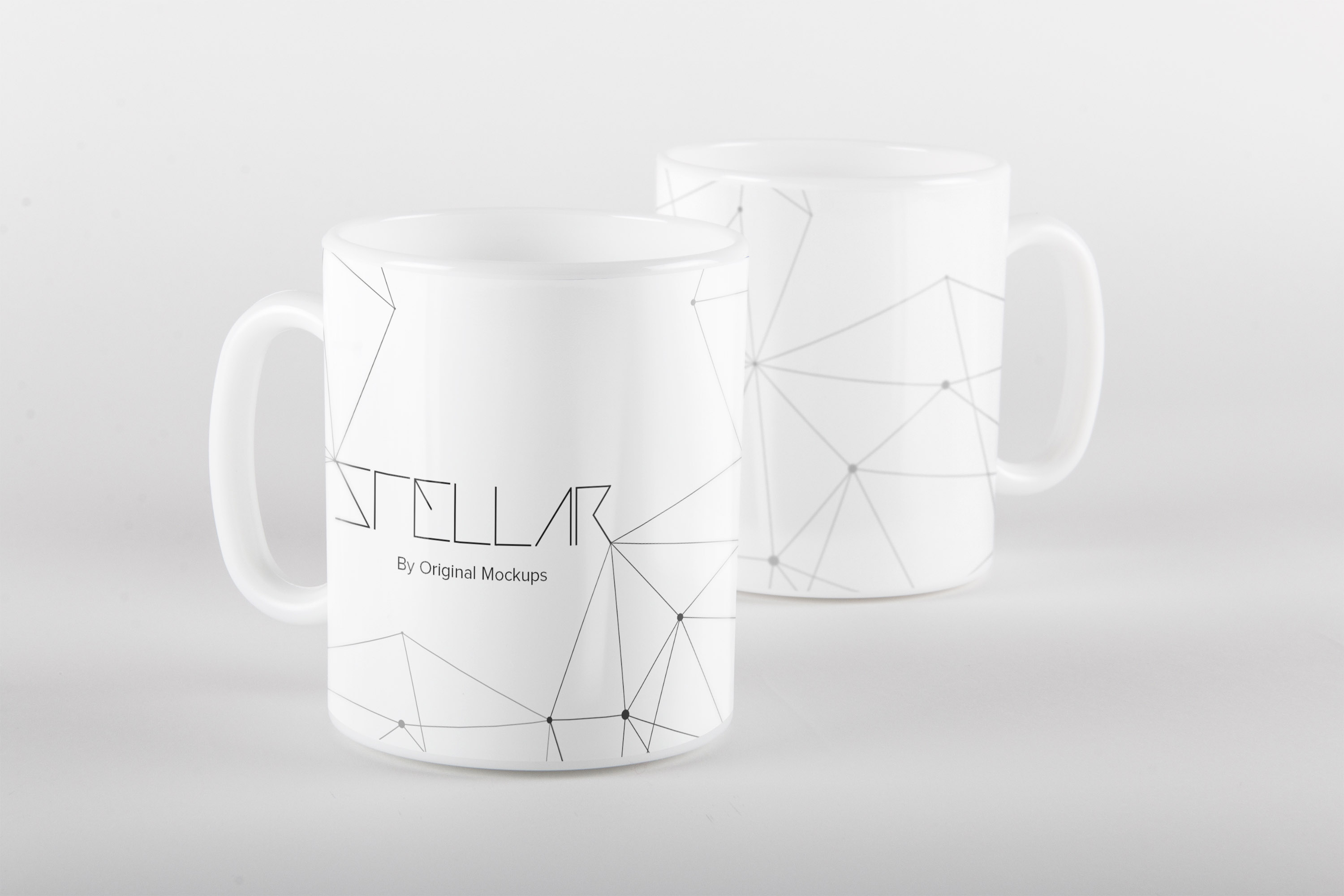 马克杯陶瓷杯外观图案设计效果图样机03 Mug Mockup 03插图