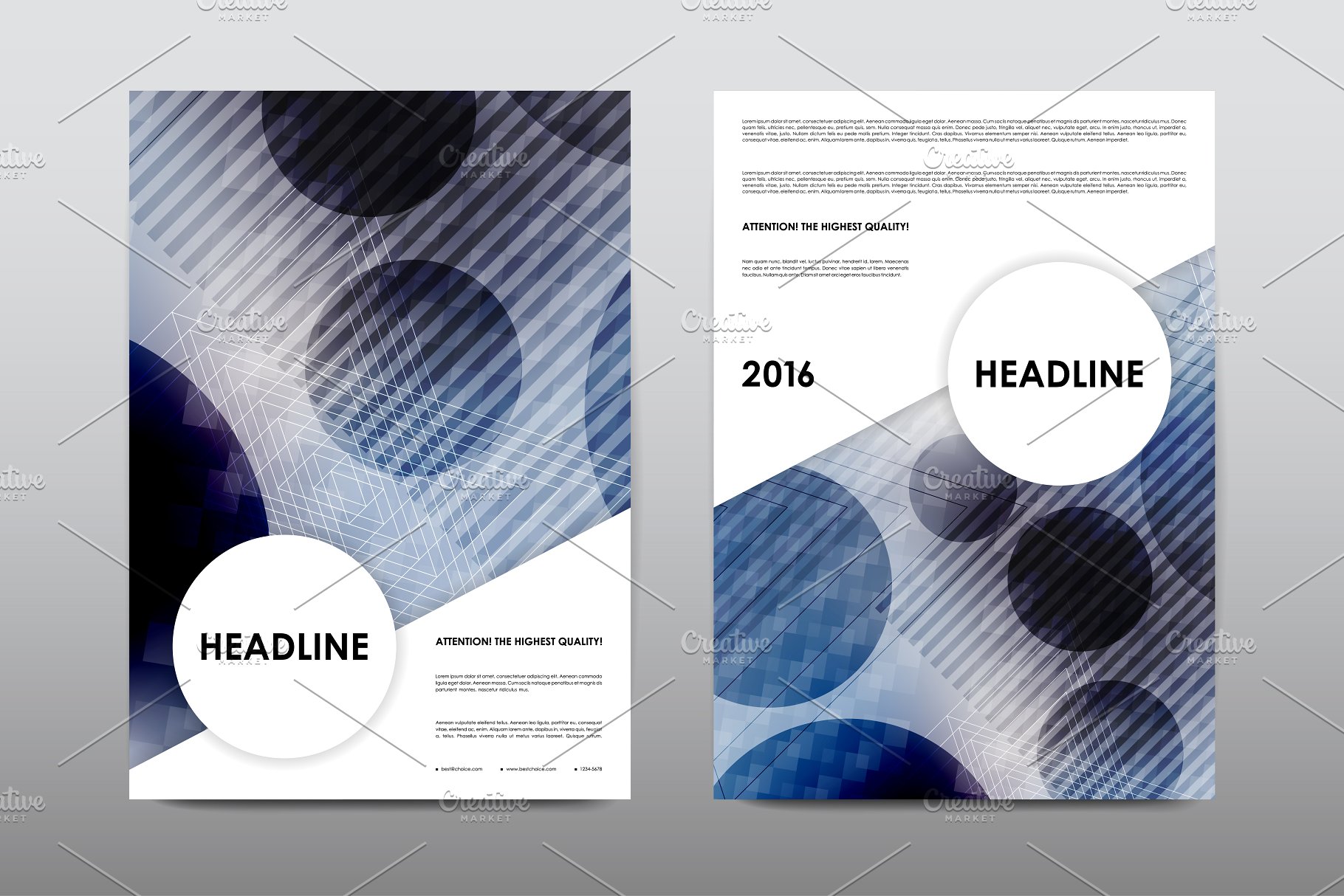 50+商业企业宣传小册子模板 50+ Business Brochures Bundle插图(17)