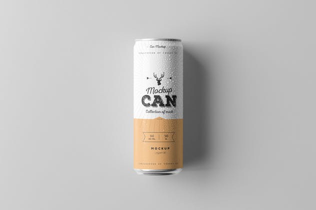 啤酒饮料罐头外观样机模板05 Can Mock-up 5插图(11)