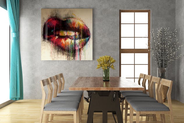 艺术墙纸装饰样机模板Vol.2 Art Wall Mockup [Vol2]插图(1)