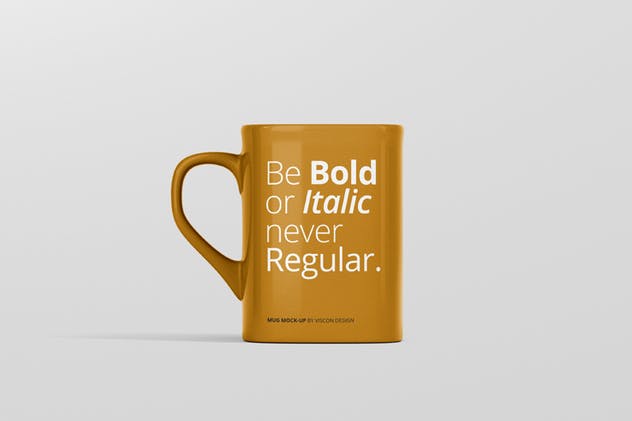 方形马克杯咖啡杯样机展示模板 Mug Mockup – Square插图(5)